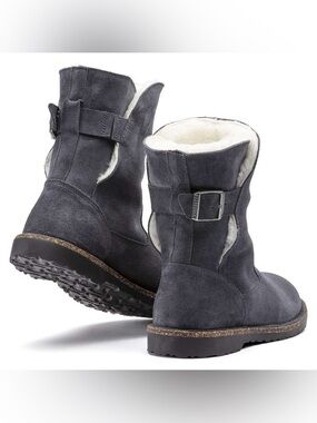 Birkenstock shearling Appsala graphite Boots in Charcoal Gray 40